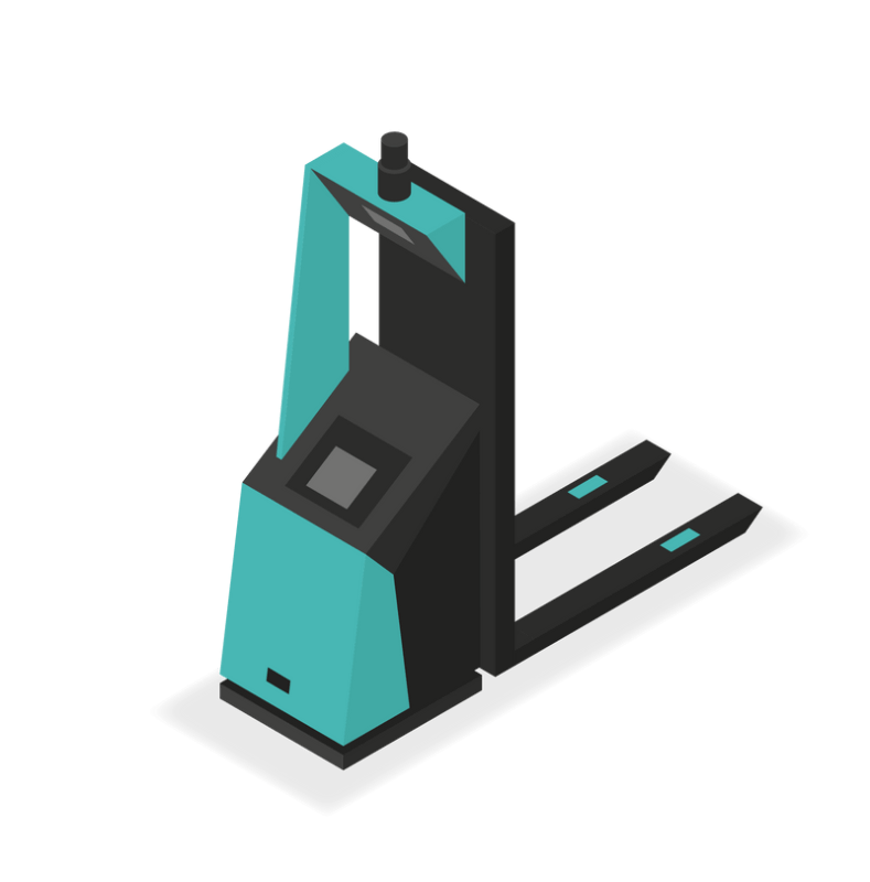 Schubmaststapler – Autonom